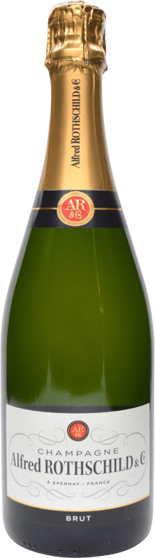 55,95 € Бесплатная доставка | Белое игристое вино Alfred Rothschild Brut — брют A.O.C. Champagne