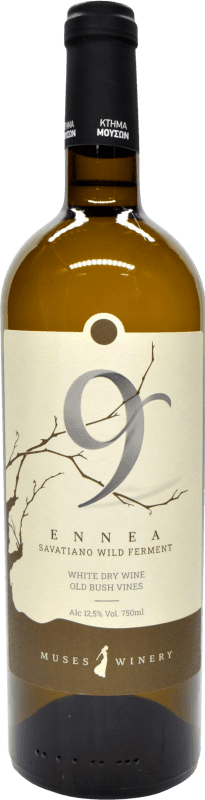 Spedizione Gratuita | Vino Bianco Muses 9 Ennea Savatiano Dry — Secco Estate Wine — Vino di Tenuta Grecia 75 cl