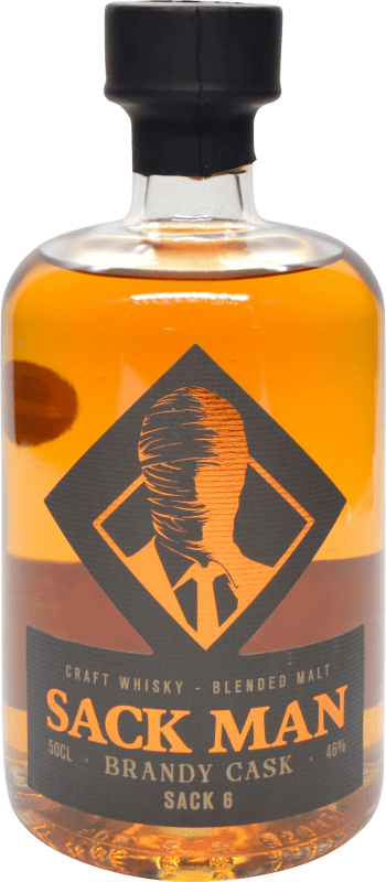 73,95 € Free Shipping | Blended Whisky Sack Man Sack 6 Brandy Cask Finish Medium Bottle 50 cl