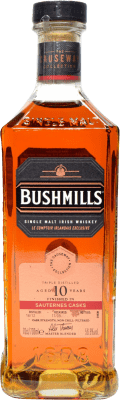 Single Malt Whisky Bushmills The Causeway Saurternes Cask Finish — Fassreifung, Collection — Kollektion 10 Jahre 70 cl