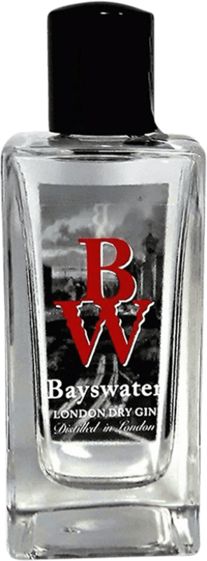Spedizione Gratuita | Genever Gin Bayswater Regno Unito Bottiglietta Mignon 5 cl