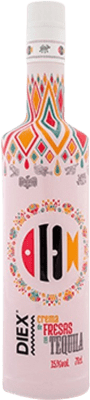 Crema de Licor Diex 70 cl Fresa, Tequila