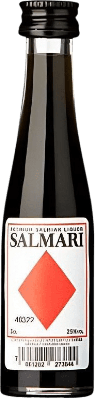 Envoi gratuit | Liqueurs Salmari Salmiak Premium Pays-Bas Mini-Bouteille 2 cl