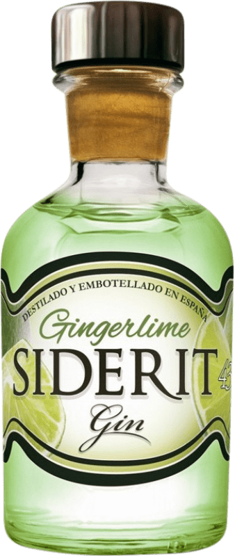 8,95 € Envoi gratuit | Genièvre Gin Siderit Mini-Bouteille 5 cl Ginger — Gingembre, Lime — Citron Vert