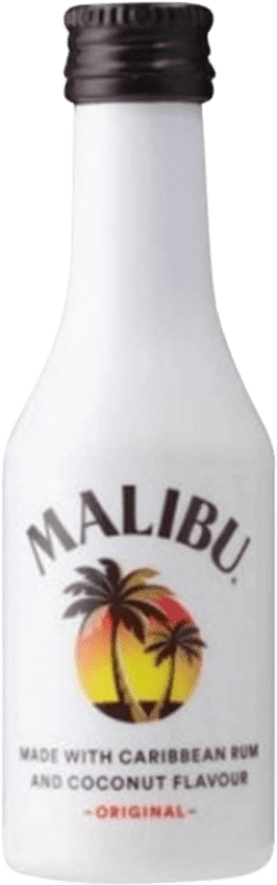 4,95 € Бесплатная доставка | Ликёры Malibu Мини-бутылка 5 cl PET — ПЭТ