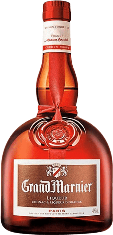15,95 € Envío gratis | Licores Grand Marnier Cordon Rouge — Rojo Botellín Tercio 35 cl