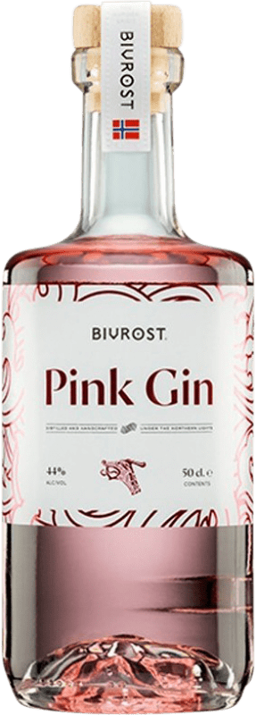 59,95 € Envio grátis | Genever Gin Aurora Artic Pink — Rosé Garrafa Medium 50 cl