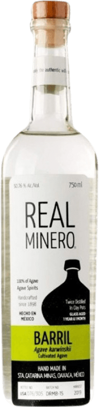 Kostenloser Versand | Mezcal Real Minero Barril Oaxaca Mexiko 70 cl