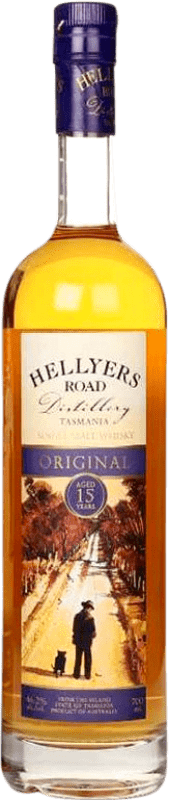 153,95 € Envio grátis | Whisky Single Malt Hellyers Road 15 Anos