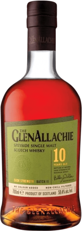 129,95 € Envio grátis | Whisky Single Malt Glenallachie Nº 11 Cask Strength — Força de Barrica, Batch 10 Anos