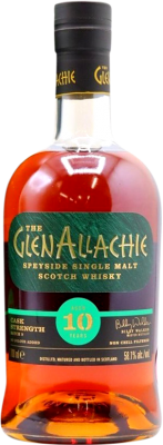 Whisky Single Malt Glenallachie Nº 9 Speyside Cask Strength — Grado da Botte, Batch 10 Anni 70 cl