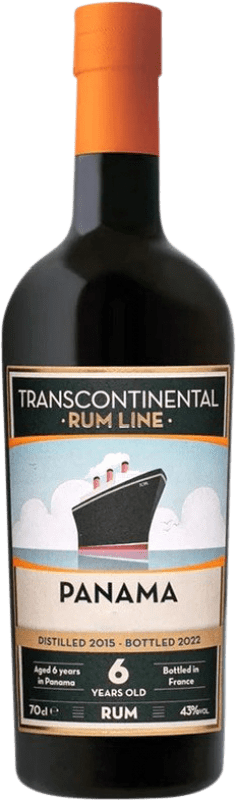 85,95 € | Rum Transcontinental Panama Edição Limitada França 6 Anos 70 cl