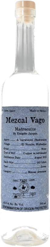 144,95 € | Мескаль Vago Madrecuishe by Emigdio Jarquín Oaxaca Мексика 70 cl