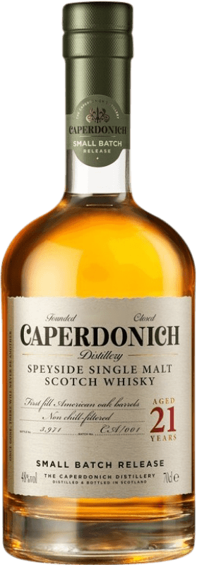395,95 € Kostenloser Versand | Single Malt Whisky Caperdonich Peated — Getorft 21 Jahre