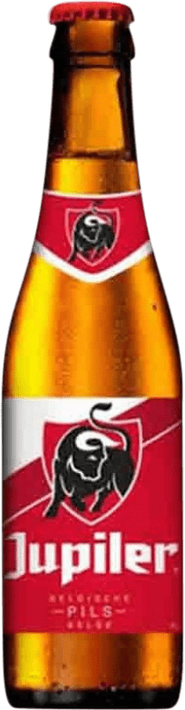 Бесплатная доставка | Пиво Piedboeuf Jupiler Бельгия Бутылка на треть 33 cl