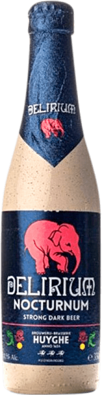 Kostenloser Versand | Bier Huyghe Delirium Nocturnum Flandes Belgien Drittelliterflasche 33 cl