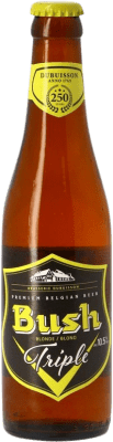 Envoi gratuit | Bière Dubuisson Bush Triple Malt Valonia Belgique Bouteille Tiers 33 cl