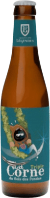 Envoi gratuit | Bière Ebly La Corne Triple Malt Valonia Belgique Bouteille Tiers 33 cl