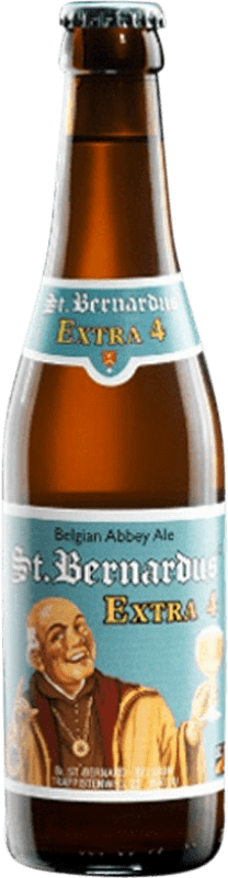 Kostenloser Versand | Bier Saint Bernardus Extra Flandes Belgien Drittelliterflasche 33 cl