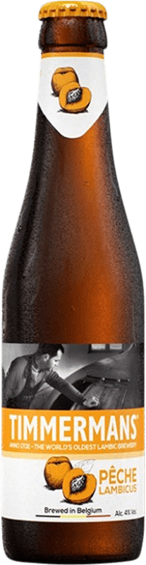 Envoi gratuit | Bière Timmermans Lambic Brabante Belgique Bouteille Tiers 33 cl Pêche