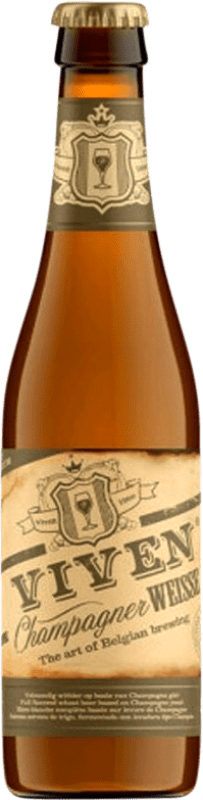 Envio grátis | Cerveja Van Viven Master Champagner Weissbier — Branca Flandes Bélgica Garrafinha Terço 33 cl