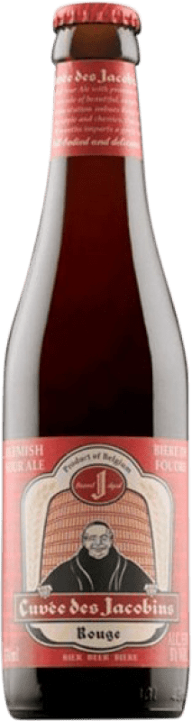 Envio grátis | Cerveja Omer Vander Ghinste Des Jacobins Cuvée Flandes Bélgica Garrafinha Terço 33 cl