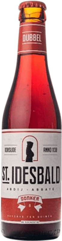 Free Shipping | Beer Huyghe Saint Idesbald Doble Malta — Double Malt Flandes Belgium Third-Liter Bottle 33 cl