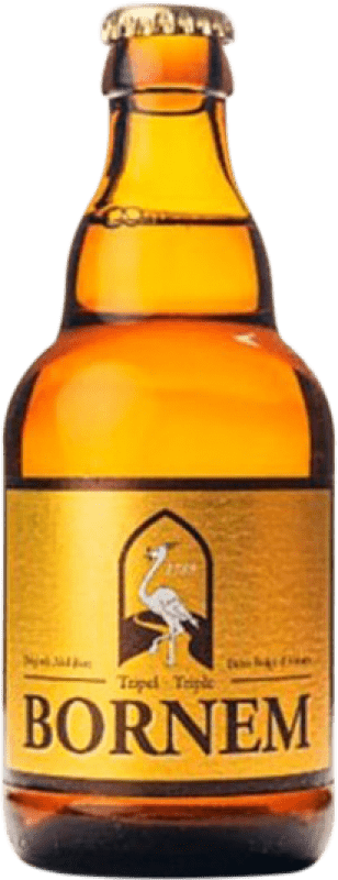 Kostenloser Versand | Bier Van Steenberge Bornem Triple Malt Flandes Belgien Drittelliterflasche 33 cl