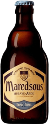 免费送货 | 啤酒 Abbaye de Maredsous Triple Malt — 三重麦芽 Valonia 比利时 三分之一升瓶 33 cl