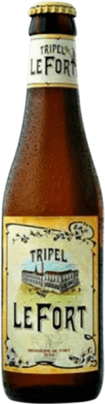 Envio grátis | Cerveja Omer Vander Ghinste Lefort Tripel Malt — Triple Malt Flandes Bélgica Garrafinha Terço 33 cl