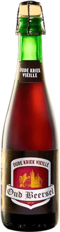 Envio grátis | Cerveja Oud Beersel Kriek Brabante Bélgica Meia Garrafa 37 cl