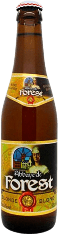 Envio grátis | Cerveja Silly Abbaye de Forest Blonde — Loira Bélgica Garrafinha Terço 33 cl