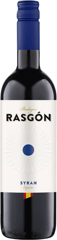 Free Shipping | Red Wine Rasgón Spain Syrah — Shiraz 75 cl