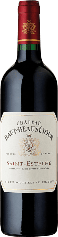 Envío gratis | Vino Tinto Château Beausejour Duffau Lagarrosse Château Haut-Beauséjour Héritiers A.O.C. Saint-Estèphe Burdeos Francia 75 cl