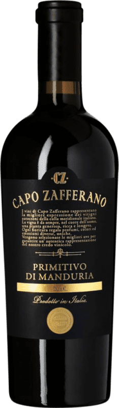 Kostenloser Versand | Rotwein Delicato Capo Zafferano D.O.C. Primitivo di Manduria Apulien Italien 75 cl
