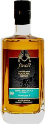 82,95 € | Single Malt Whisky Finch Distiller's Choice Schwäbischer Hochland Germany 10 Years Medium Bottle 50 cl Smoky