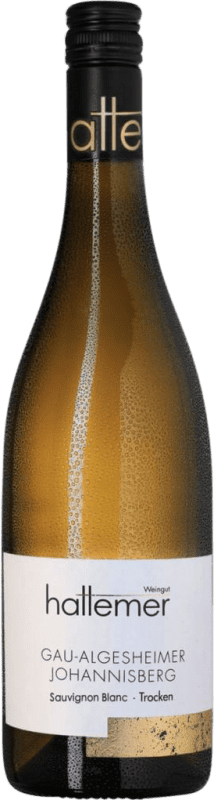 Envio grátis | Vinho Branco Klaus Hattemer Gau-Algesheimer Trocken — Seco Q.b.A. Rheinhessen Rheinhessen Alemanha Sauvignon 75 cl Johannisbeere — Groselha Preta