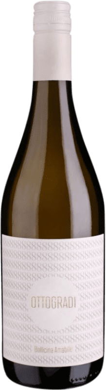 16,95 € Envío gratis | Espumoso Blanco Ottogradi Amabile — Semidulce Frizzante — Espumoso de Aguja