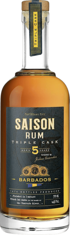 62,95 € | Rhum Saison Barbados Triple Cask — Triple Fût France 5 Ans 70 cl