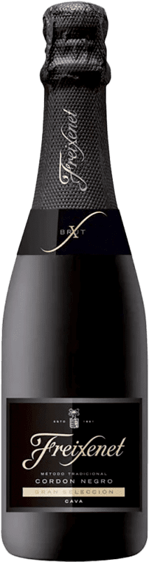 111,95 € Envoi gratuit | Boîte de 12 unités Vin Mousseux Blanc Freixenet Cordón Negro D.O. Cava Demi-Bouteille 37 cl