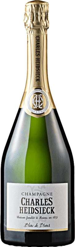 59,95 € 免费送货 | 白起泡酒 Charles Heidsieck Blanc de Blancs A.O.C. Champagne 半瓶装 37 cl