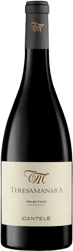 18,95 € Envío gratis | Vino Tinto Cantele Teresa Manara I.G.T. Salento