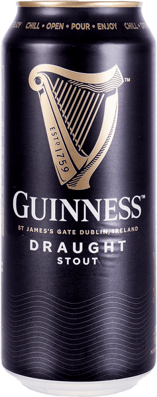 Envío gratis | Caja de 24 unidades Cerveza Guinness Irlanda Lata Medium 37 cl