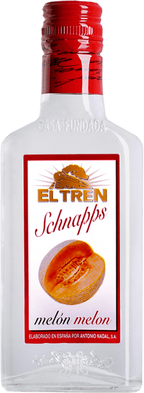 Envío gratis | Licores Antonio Nadal El Tren España Petaca Pequeña 20 cl Melón