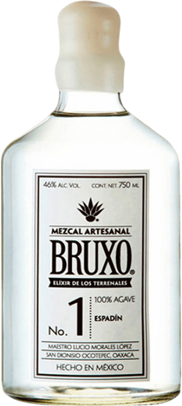 Envoi gratuit | Mezcal Agave Capital Bruxo Nº 1 Espadín Mexique 70 cl