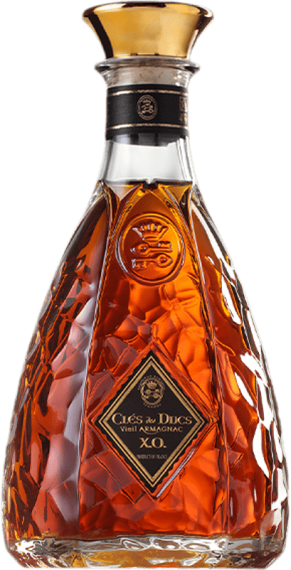 Envio grátis | Armagnac Cles des Ducs Decanter — Decantador XO Extra Old — Extra Velho I.G.P. Bas Armagnac França 70 cl