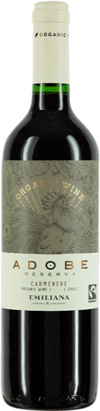 Kostenloser Versand | Rotwein Emiliana Adobe Reserve — Gereift I.G. Valle de Colchagua Colchagua-Tal Chile Carmenère 75 cl