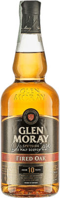 Односолодовый виски Glen Moray Fired Шотландия Double Cask — Двойная бочка, Oak Cask — Дубовая бочка 10 Лет 70 cl