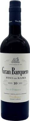 Бесплатная доставка | Креплёное вино Pérez Barquero Gran Barquero Saca de Primavera Fino en Rama — Фино Эн Рама D.O. Montilla-Moriles Андалусия Испания Pedro Ximénez Средняя бутылка 50 cl