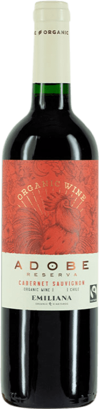 Envío gratis | Vino Tinto Emiliana Adobe Reserva I.G. Valle Central Valle Central Chile Cabernet Sauvignon 75 cl